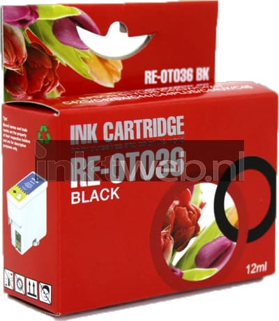Huismerk Epson T036 zwart (Huismerk (compatible))