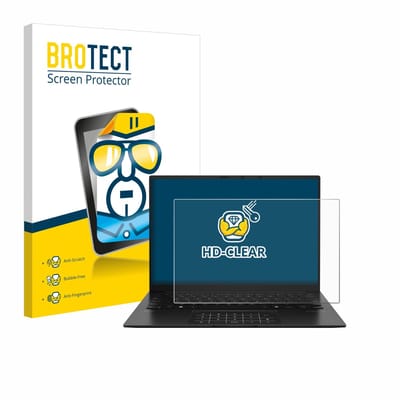 BROTECT - Screenprotector voor ASUS ZenBook 14 OLED UM3406 - Folie Beschermfolie transparant