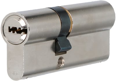 2 stuks - S2 veiligheidscilinder F6 30/45 SKG 2, dubbele profielcilinder (verschillend sluitend)