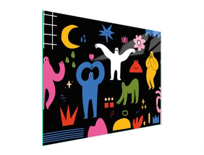 TMK ArtDeko - Snijplank Glas - 52x40 cm - UV Print - Antislip