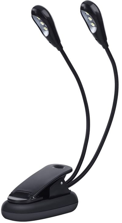 Store_9 - Clip on Licht - LED Muziekstandaard - Draagbaar en verstelbaar - USB Oplaadbaar - Boekleeslamp - Perfect voor muziek en lezen
