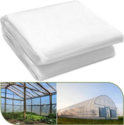 Kasfolie - Broeikasfolie - Planten Beschermen - UV-bestendig Heavy Duty - 7.3 x 7.6 meter - Transparant