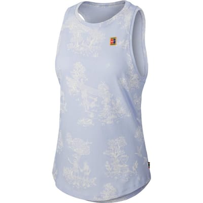 Nike Court  - Maat S - Seasonal Sporttop Dames - Oxygen Purple/(Multi Color)