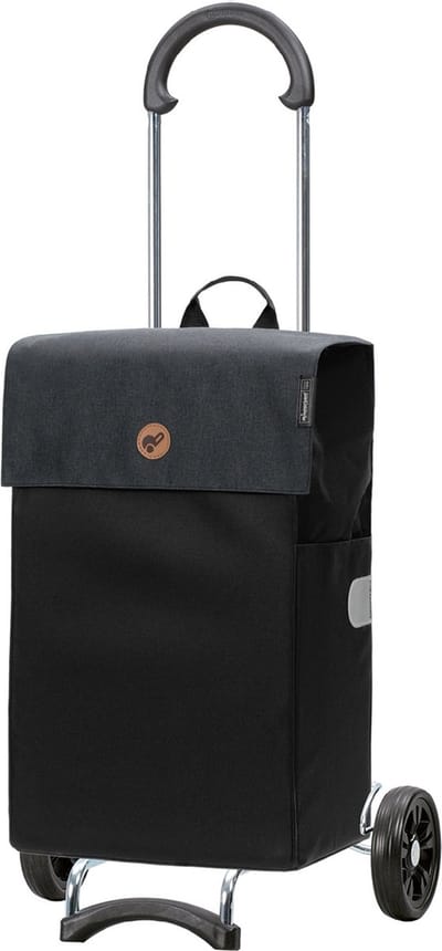 Andersen SHOPPER MANUFAKTUR Boodschappentrolley Scala Shopper Hera 47L Black Zwart 101cm