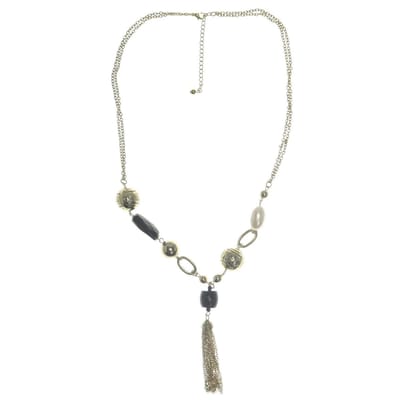 Behave - Ketting goudkleur met hanger, 62 cm