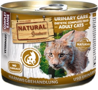 Natvoer Katten Natural Greatness - Urinary Care Graanvrij - 200gr voor Blaasproblemen