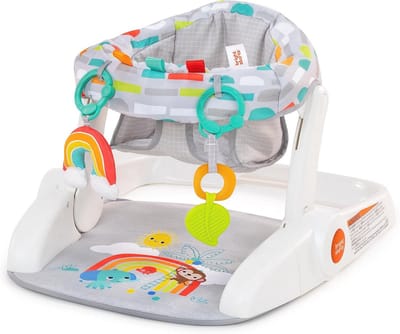 Zitstoel voor Baby's met 2 Posiities - Comfortabele en Speelse Vloerststoel voor 4-12 Maanden