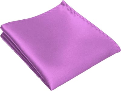 Fako Fashion - Pochette - Pochet - Satijn - 22x22cm - Lichtpaars