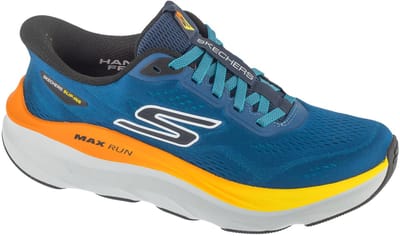 SKECHERS MAX RUN, comfortbale shoes, 221000-NVMT, Male, Blue Skechers Max Run heren sneakers – blauw, lichtgewicht en comfortabel, model 221000-NVMT