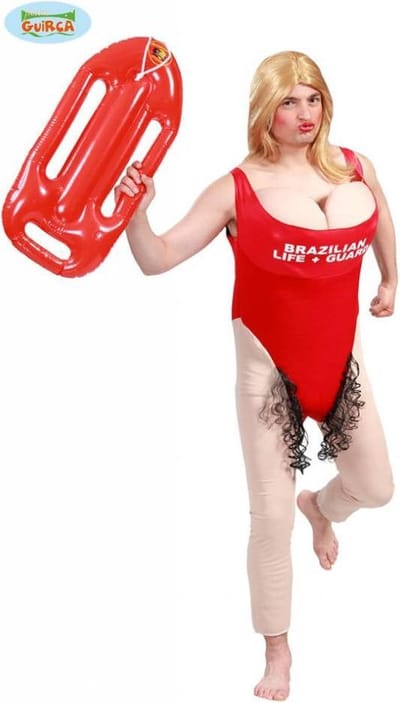 Fiestas Guirca - Volwassenkostuum Lifesaver M (48-50) - Carnavalskleding - Carnaval - carnavalskleding 2027 - Carnaval kostuum