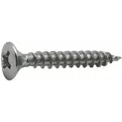 Sencys Universele Schroef Rvs Ronde Kop Pozi - 4x30mm - 10 Stuks