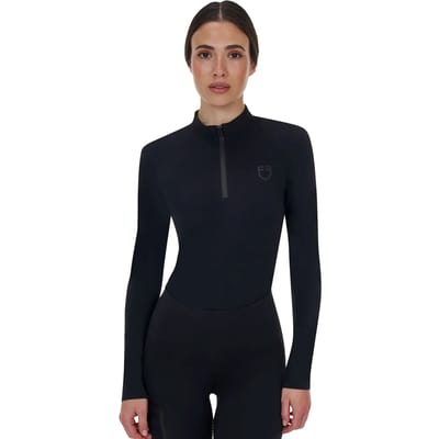 Dames longsleeve polo Equestro Ridertechnology