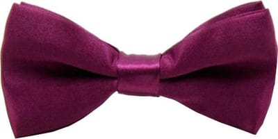 Fako Fashion - Kinder Vlinderstrik - Vlinderdas - Kinderstrik - Strik - Effen - 10cm - Aubergine