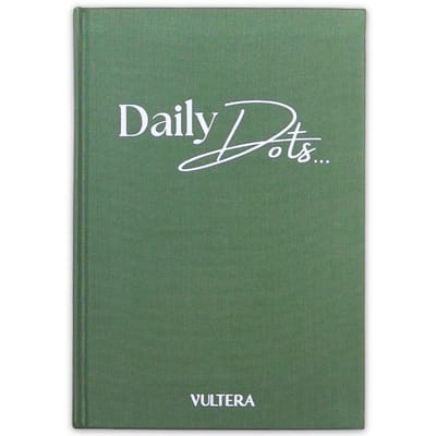 Vultera Daily Dots - Bullet Journal - Dagboek - A5 - Groen