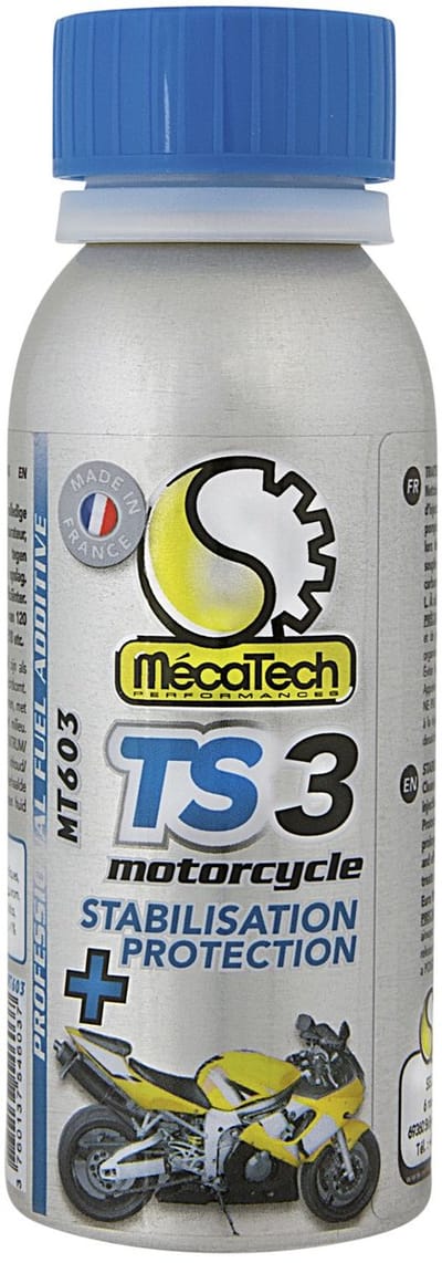 MécaTech TS3 Moto | Brandstofsysteemreiniger & Stabilisator | 120ML | MT603