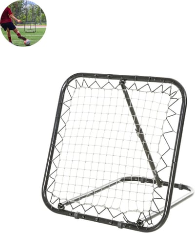Rebounder voetbal- Kickback - Tchouck - Rebounder Trampoline - Volleybal en Handbal – Verstelbaar en Inklapbaar – Voetbaldoel