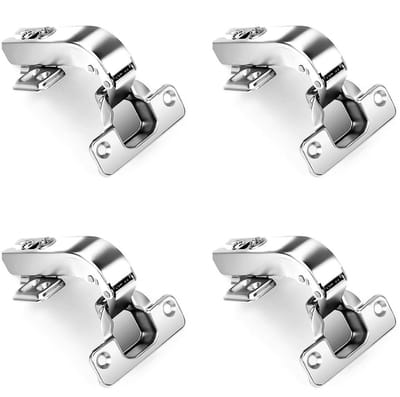NTH products- Deurscharnieren 90 Graden - 4x Scharnieren - Hydraulische Demper - Verborgen Type - Koudgewalst Staal - Praktisch Ontwerp - Kastscharnieren