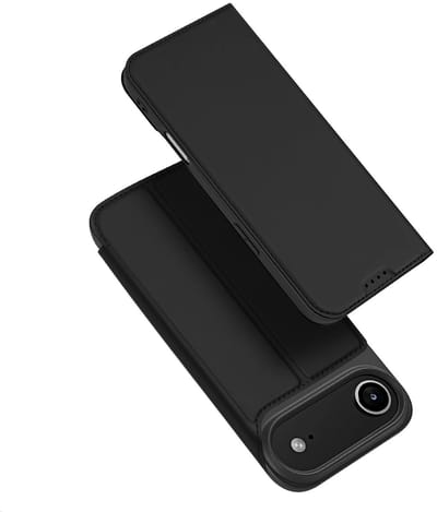 Dux Ducis Skin Pro Case for iPhone 17 Air with Flip and Card Slot - Black