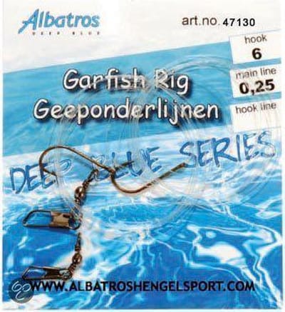 Albatros Deep Blue Garfish-Geeprig - Haakmaat 6