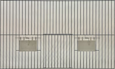 Voorfront 50 x 30 cm voor broedkooi – 2 klepjes & 1 deur | Stevig & handig - Voorfront 50 x 30 cm met 2 klepjes en 1 deur - Voorfronten - Voorfront 30cm hoog - Kooien