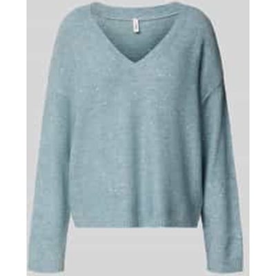Regular fit gebreide pullover met pailletten, model 'ARIZONA'