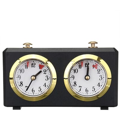Minuteur d'échecs Horloge d'échecs Minuteur Compte à rebours Compteur Horloge Minuteur d'échecs International (Pas besoin de batterie)