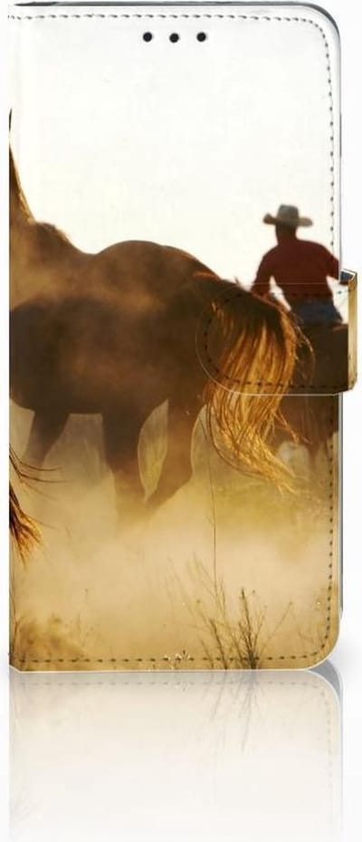 Samsung Galaxy S10 Plus Telefoonhoesje met Pasjes Design Cowboy