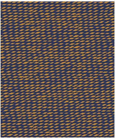 Present Time (Pt,) - Deken Oblique Lines - Polyester - Geel - 150x180cm