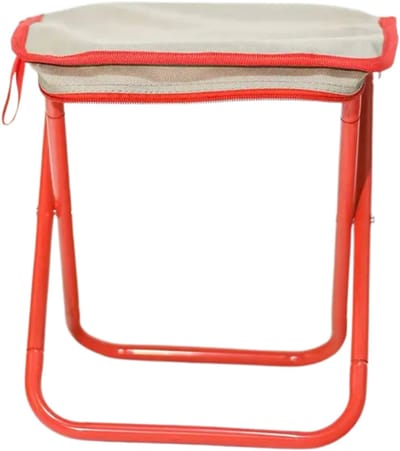 Bovista Strandstoel Opvouwbaar - Inklapbaar - Met Rugleuning - Volwassenen - Folding chair - Beach - Camping - Rood