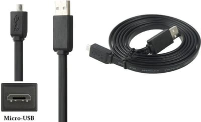 OneOne 1,5m Micro USB kabel. Extra sterke platte laadkabel. Stevig oplaadkabel snoer past op Samsung Galaxy A01 Core, A02, M01 Core, M01s, M01, M02, J2 Core