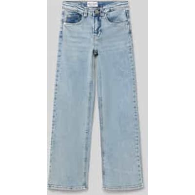 Cars Jeans Yara Den. Bleached Used Meisjes Jeans - Maat 146