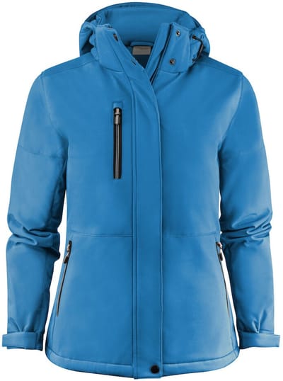 Printer SOFTSHELL OVERLANDING LADY 2261070 - Oceaan Blauw - XS