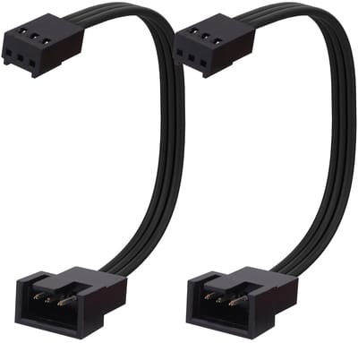 4-Pin PWN naar 3-Pin Ventilator Adapter Kabel voor PC, CPU Koeling en Temperatuurregeling, Molex Plug voor Desktop Computer