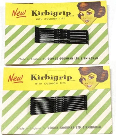 Rojafit Kirbygrip Schuifspeldjes -extra fijn- 4,5 cm - 2 kaartjes a 8 stuks - Zwart