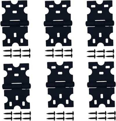 Scharnieren Set - Zwart Keukenkast Hardware Face Mount Voor Meubels Accessoires