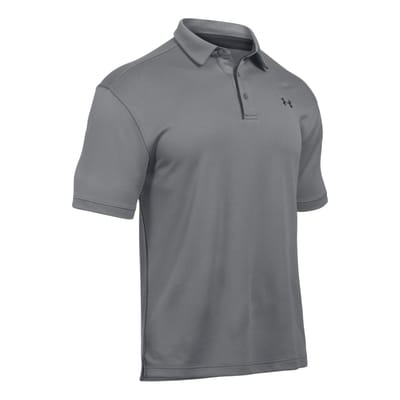 Under Armour Tech Polo Heren-Grijs,Zwart
