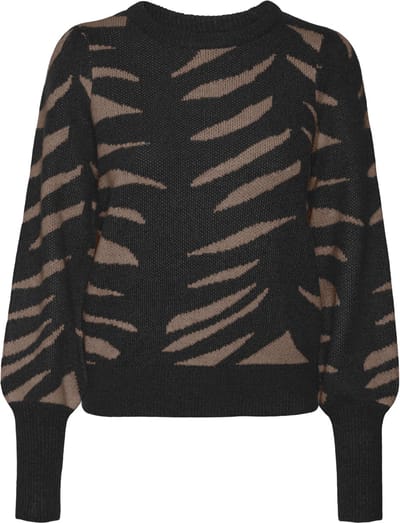 VERO MODA - VMNEWTARI LS O-NECK PULLOVER GA BOO - Dames - Gebreide truien