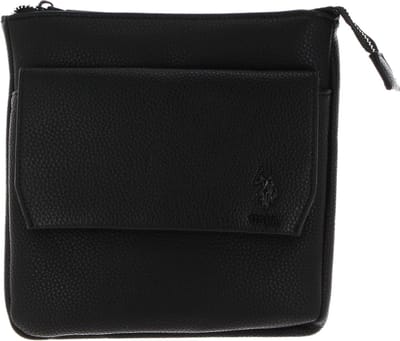U.S. POLO ASSN. Schoudertas Seattle Flat Crossbody Black Zwart