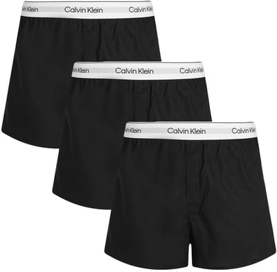 Boxershort met elastische logoband in een set van 3 stuks