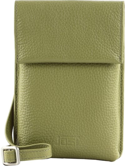JOST Leren Schoudertas Vika Mini Shoulder Bag Olive Olijfgroen