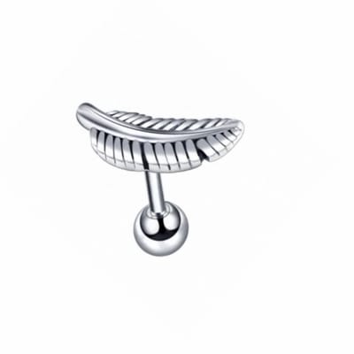 Tragus Piercing veertje - Charme Bijoux