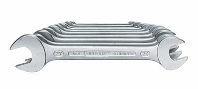 Gedore 6077540 6077540 Dubbele steeksleutelset 10-delig Sleutelbreedte (metrisch) 6 - 27 mm