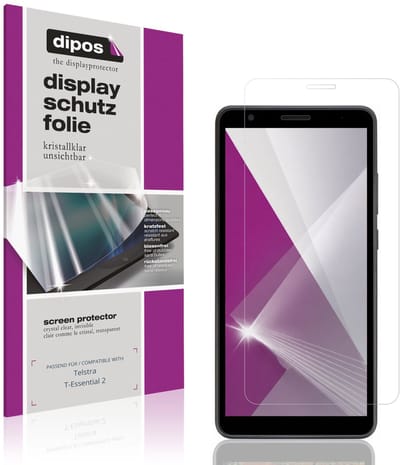 dipos – 4x Beschermfolie geschikt voor Telstra T-Essential 2 | Krasbestendige & heldere Screenprotector Ultra-Thin