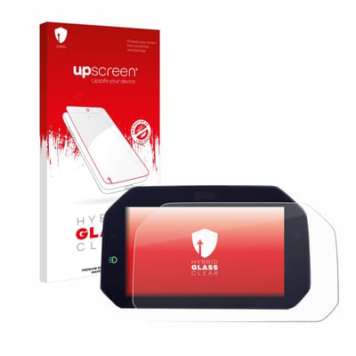 upscreen - Screenprotector voor BMW R 1300 GS TFT 6.5" - Folie Beschermfolie Beschermglas transparant