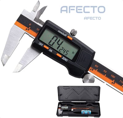 Professionele digitale schuifmaat | zware kwaliteit | 0 - 150mm | RVS | nauwkeurige metingen | in opbergbox | batterij | handleiding |