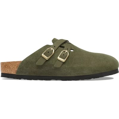 Leren damesklompen Birkenstock Blair Suede