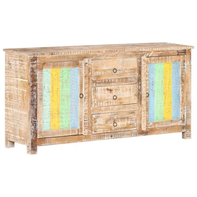 vidaXL - Dressoir - 151x40x75 - cm - ruw - acaciahout