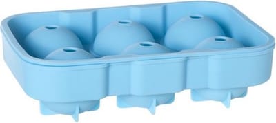 Cosy&Trendy IJsblokvorm 6x XL ballen - siliconen - blauw