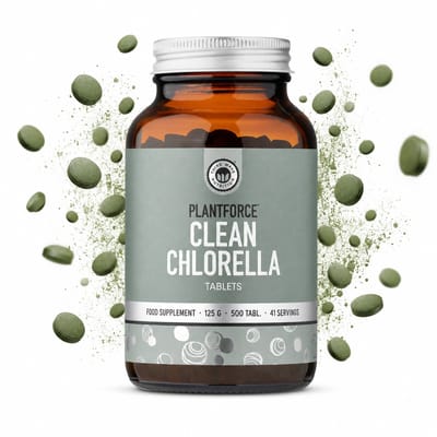 Plantforce - Clean Chlorella - 125 gr (500 tabletten) van Nederlandse bodem