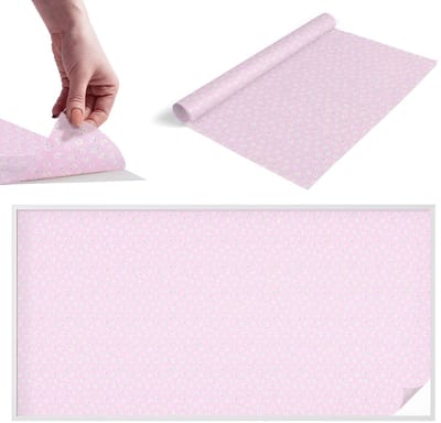 Tulup Raamfolie Anti inkijk - Bloemenpatroon Melkglas Folie - 200x100 cm - Roze Anti inkijk Raamfolie Glas in Lood - Zonwerende Raamfolie - Voor de slaapkamer, badkamer en kledingkast. - Privacy Folie Raam Glas in Lood